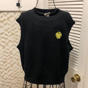 Women’s smiley sweater vest